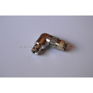 4mm x 1/8" BSP male swivel elbow .kobling