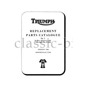 1967 Triumph unit 650cc parts katalog