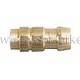 Durite Crimp on Brass Bullet connector 1mm kabel