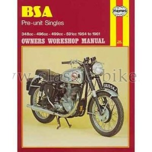 Haynes, BSA pre-unit singles