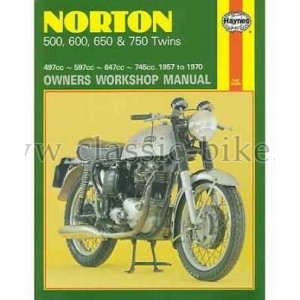 Haynes, Norton 500, 600, 650 & 750 twin