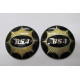 65-8228,  TANK BADGE GOLD STAR BLACK PR 