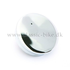 2" Chrome fuel/oil cap with vent hul