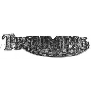 83-5361  60-7210  Triumph Metal tank badges sæt