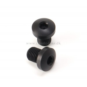  MIRROR BLANKING PLUGS, BLACK FINISH, par